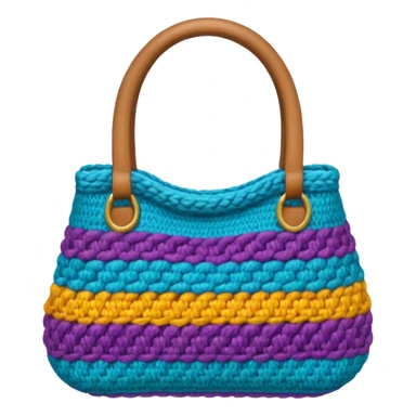 knitted bag  sticker