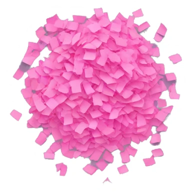 Pink confetti  sticker