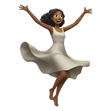 spinning around sticker