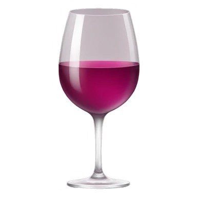 Wine glass fancy sticker
