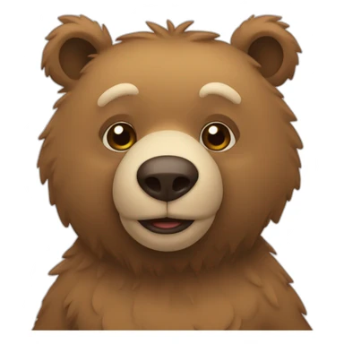 Urso com raiva sticker
