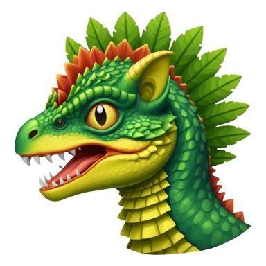 A Dilophosaurus  sticker