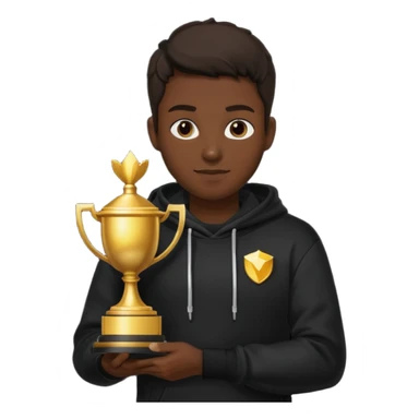 MVP + Tournament +Gaming + Black sweatshirt sticker