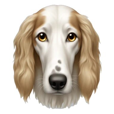 borzoi long nose dog sticker