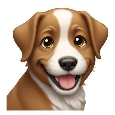 happy puppy sticker