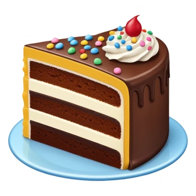 a slice of cake sticker