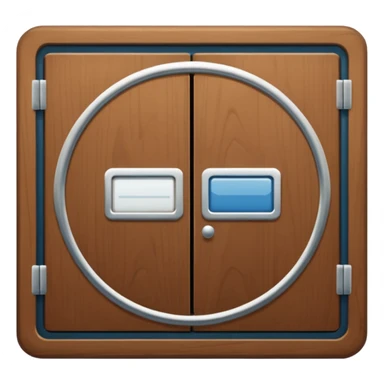 brown medicine cabinet sticker