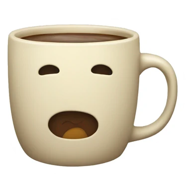 Warm drink mug sticker