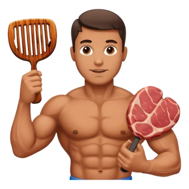 Guy beating meat sticker