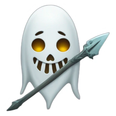 Gost with trident sticker