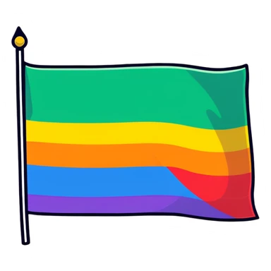 pride flag sticker