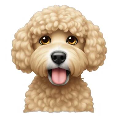 Caniche et coeur sticker