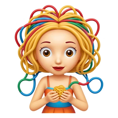 Betty spaghetti toy sticker