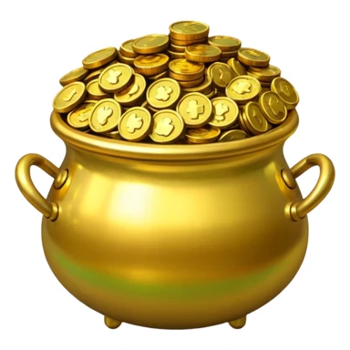 Pot of gold sticker
