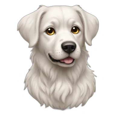 Chat sur le dis d un chien sticker