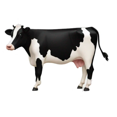 The word "OK" is outlined in black, with a Holstein pattern on the inside. sticker