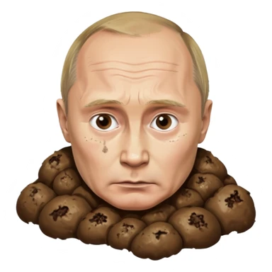 путин в какашках sticker