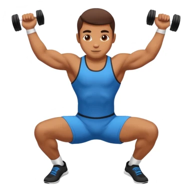 A person who make calisthenics sticker