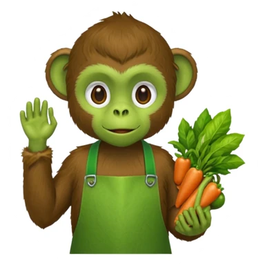 greengrocer's animal sticker