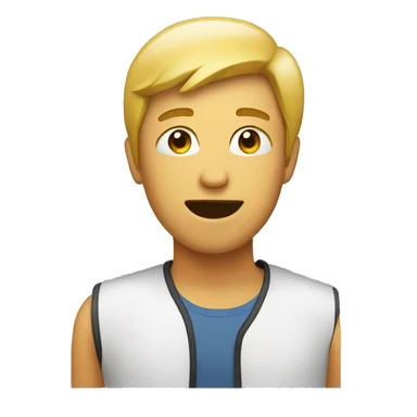 Person asking sticker