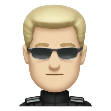 Albert Wesker from Resident Evil sticker