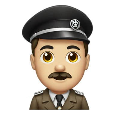 hitler avec son costume sticker