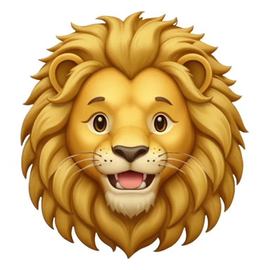 lion say hello sticker