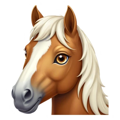 beautiful horse closeup sticker
