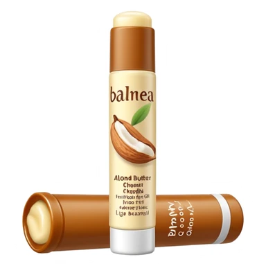 Balmea Natural Shea Butter and Almond Oil Lip Balm chapstick for lips sticker