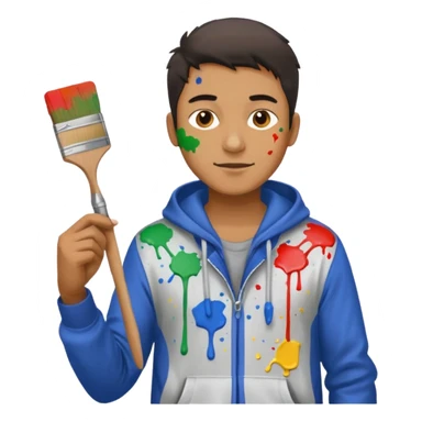 Street Painter man  sticker