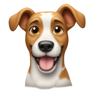 Dog with thumbs up sticker