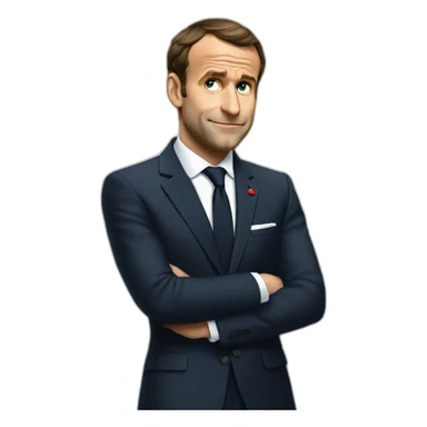 Macron qui vomit sticker