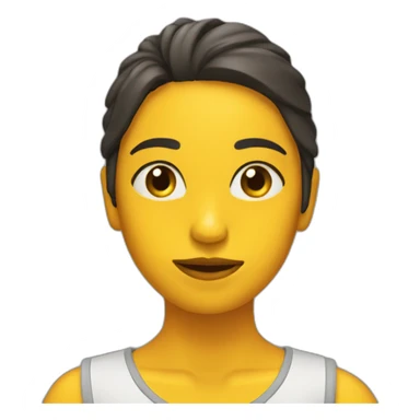 chica pensando+ sticker