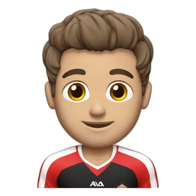 Chico con camiseta del Athletic de bilbao sticker