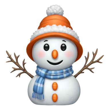 snowman with outfits  sticker