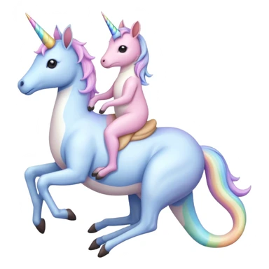 Unicorn riding kangoroo sticker