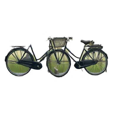 Amsterdam with bicycles and canal sticker