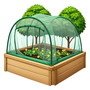 garden bed netting  sticker