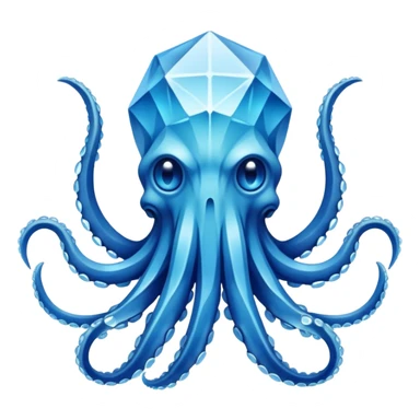 Kraken made out of Crystal  sticker