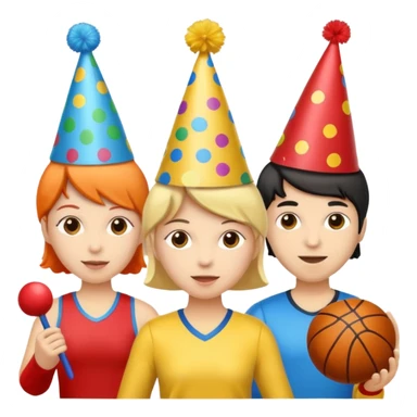 fête et sport sticker