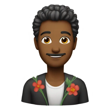 Hart with flowers  sticker