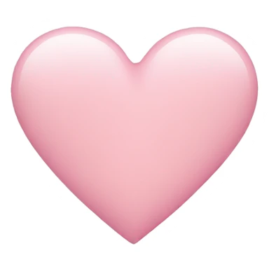 Light pink heart sticker