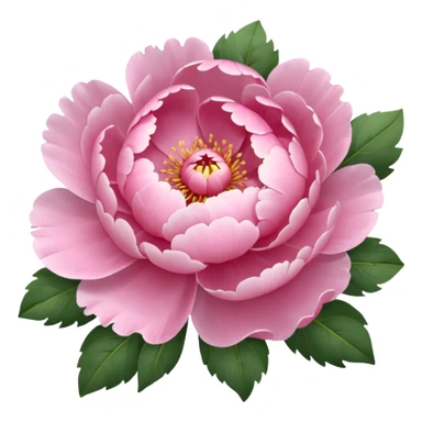 Pink peonies  sticker