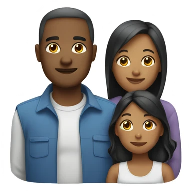 Family of four sticker