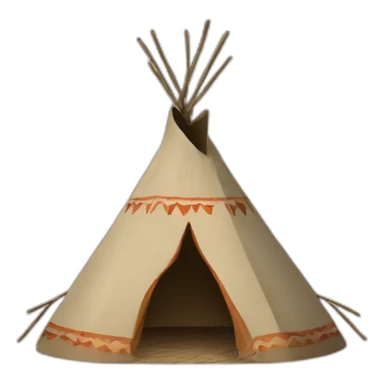 teepee sticker