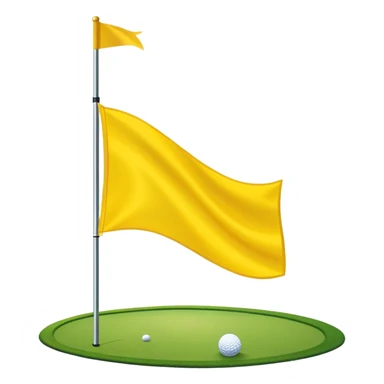 Yellow masters flag sticker