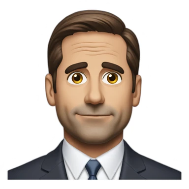 Steve Carell as Michael Scott sticker