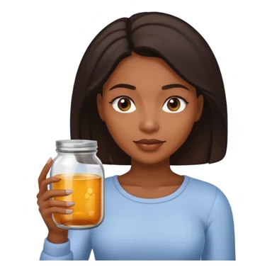 black womanPeople Holding Jar sticker