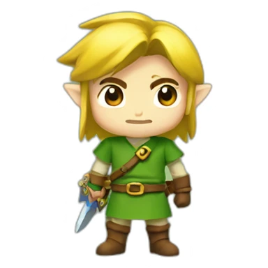 Link from zelda sticker