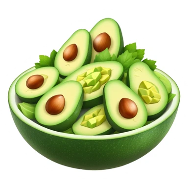 Cucumber avocado salad  sticker